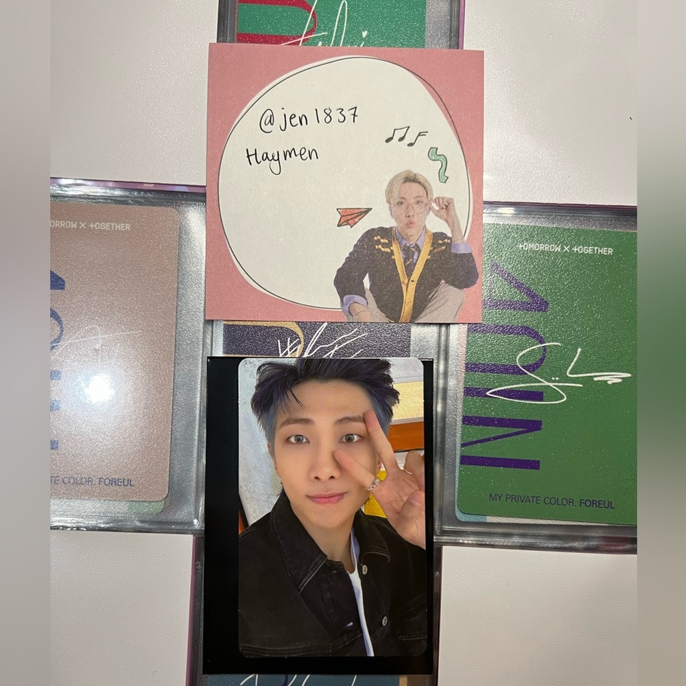 BTS official RM weverse butter Photocard